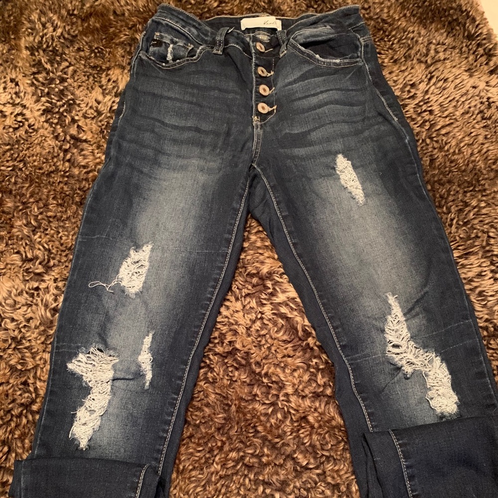 KanCan button skinny jeans size 26/5!